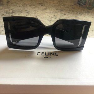 Celine black square sunglasses